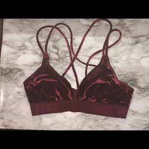 Victoria Secret Velvet Bralette